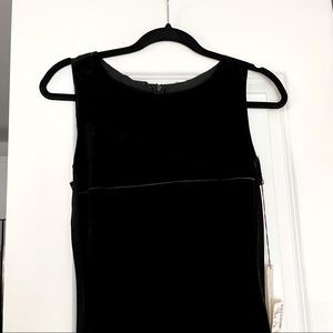 Saks Off 5th NWT black suede MIDI dress